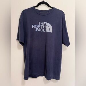 THE NORTH FACE Navy Vintage Tee Unisex T-Shirt Adult Sz L GUC